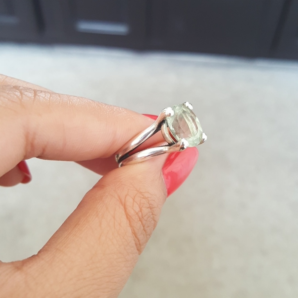 James Avery Oval Prasiolite Ring